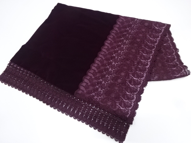 ビロードレースショール